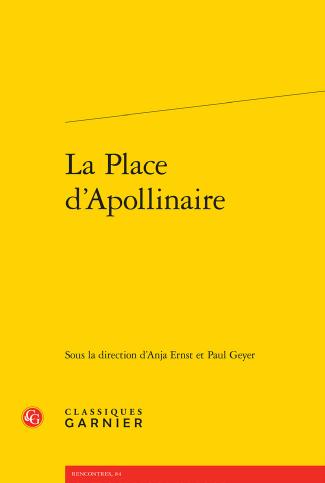 La Place d Apollinaire couverture